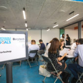 Startups and SMEs at the Grow Your Business With A Purpose Event by Berytech and Global Compact Network Lebanon.