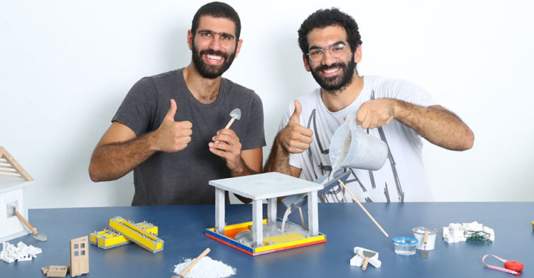 Founders of Bildits, the new construction kit for kids.
