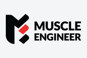 Muscle Engineer logo - Gray Bg 750 x 500