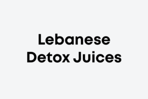 Lebanese Detox Juices
