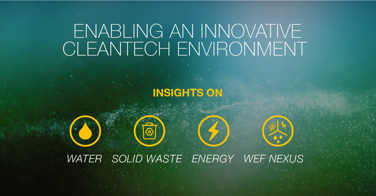 Cleantech Environment Insights on Water, Solid Waste, Energy, and WEF Nexus